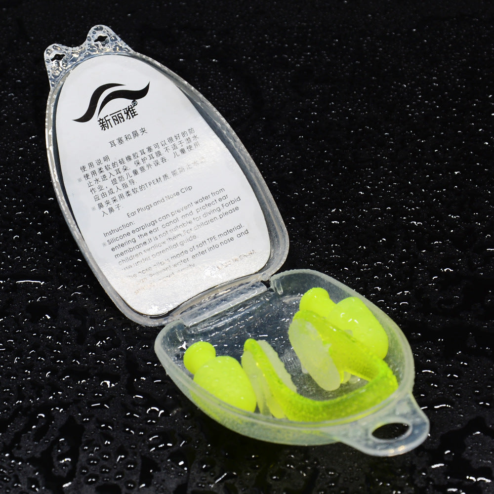 Ear Plugs & Nose Clip Set