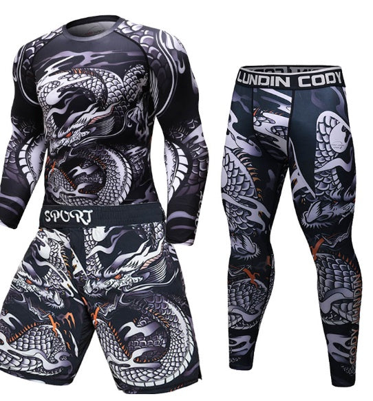MMA Work Out Compression Rashguard Short - T Shirt